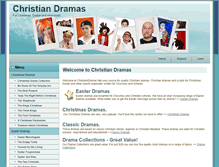 Tablet Screenshot of christiandramas.net